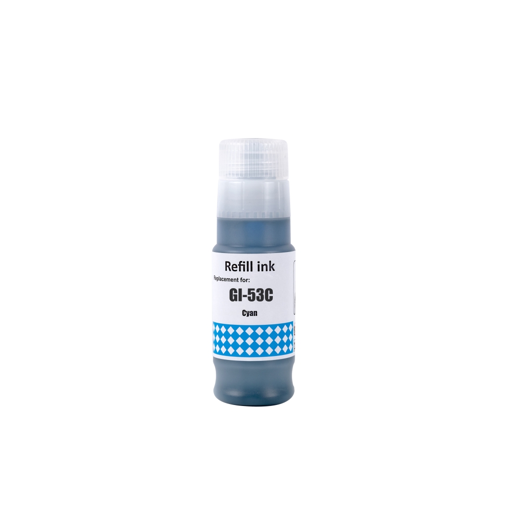 DeskTop Charger Canon Compatible with Canon GI-53C / 70ml Ink Cyan (Printing ink)