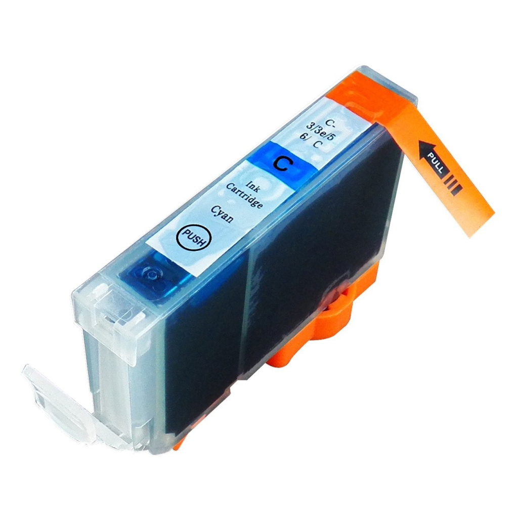 Compatible replacement for Compatible with Canon BCI-3 / 14ml Ink Cyan (Ink cartridges)