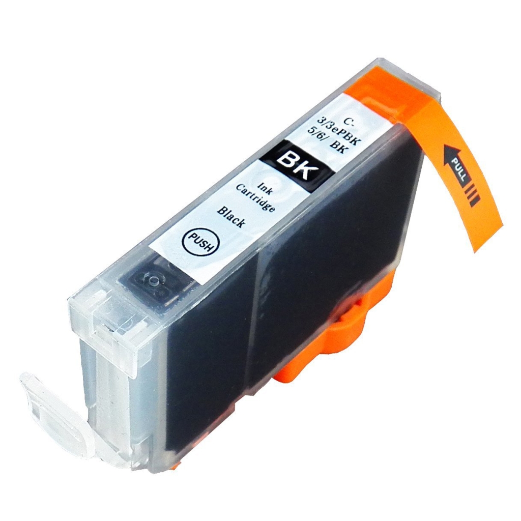 Compatible replacement for Compatible with Canon BCI-3 / 28ml Ink Black (Ink cartridges)