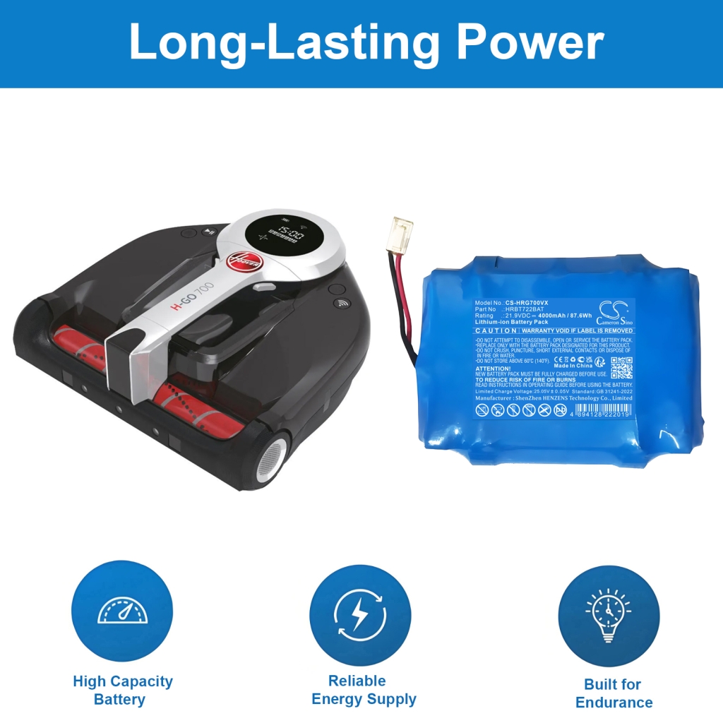 Vacuum Battery Hoover CS-HRG700VX