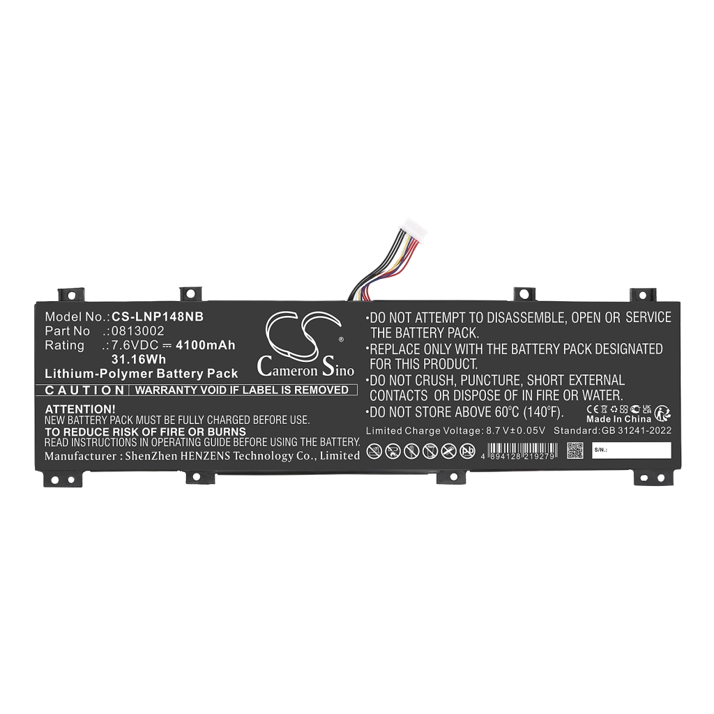 Battery Replaces 0813002