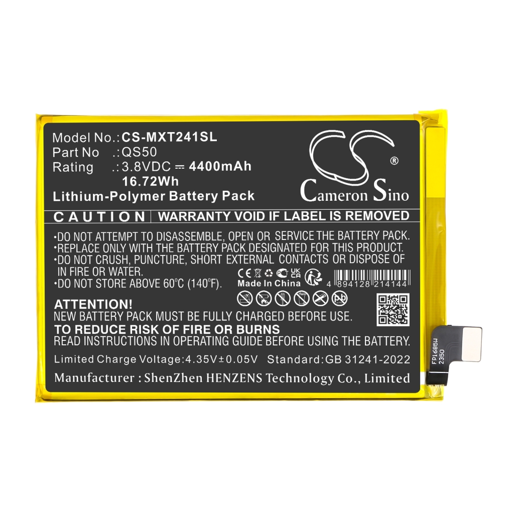 Battery Replaces QS50