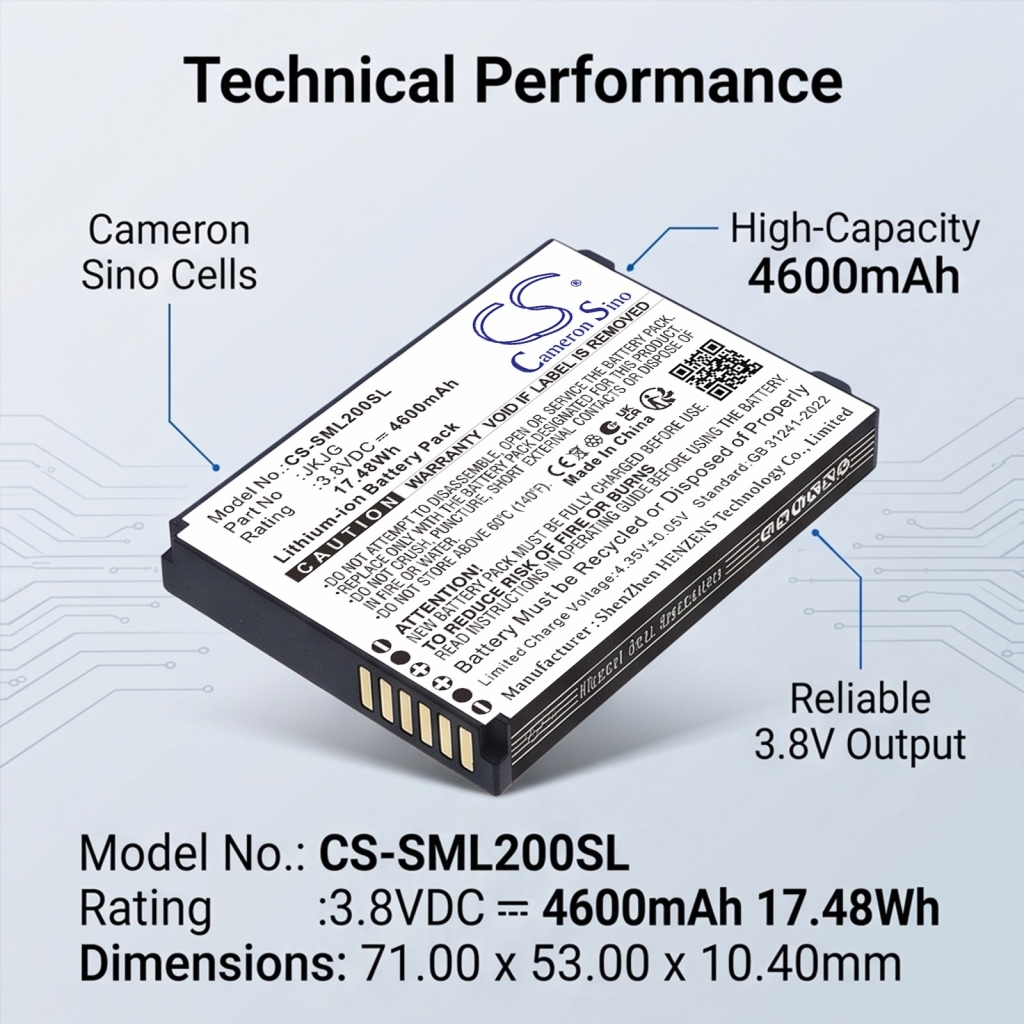 Baterii compatibil cu Sunmi L2K L2K CS-SML200SL