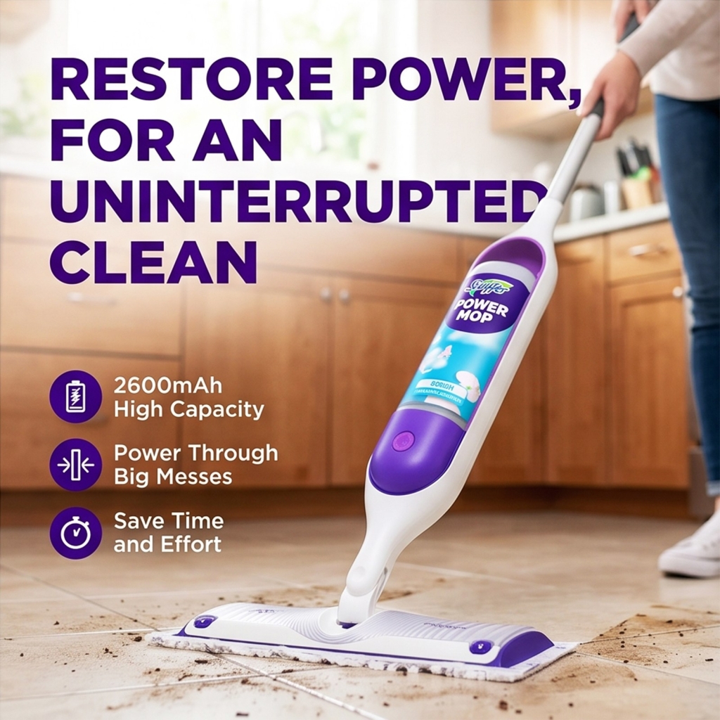 Baterii compatibil cu Swiffer Power Mop CS-SWP100VX