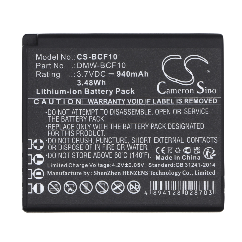 Camera Battery Panasonic CS-BCF10