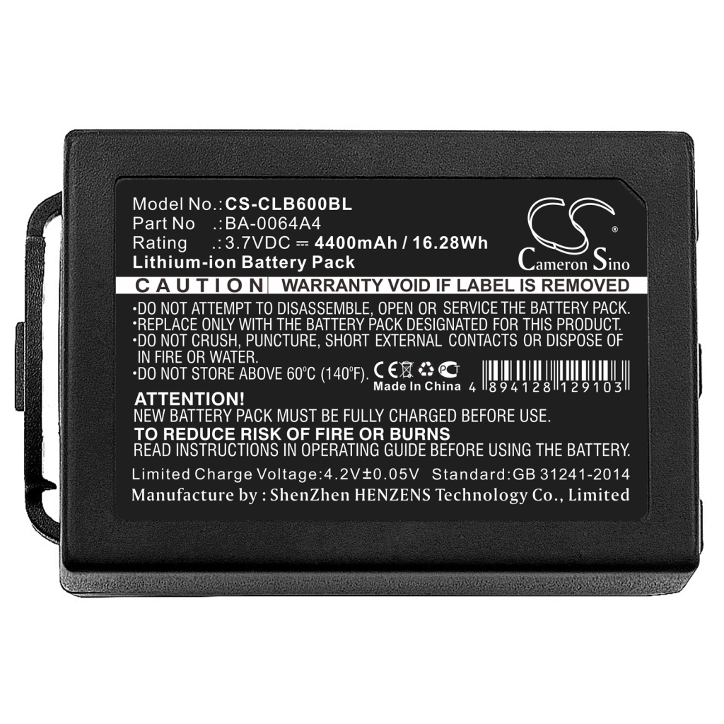 Baterie cod de bare, scanner Cipherlab CS-CLB600BL