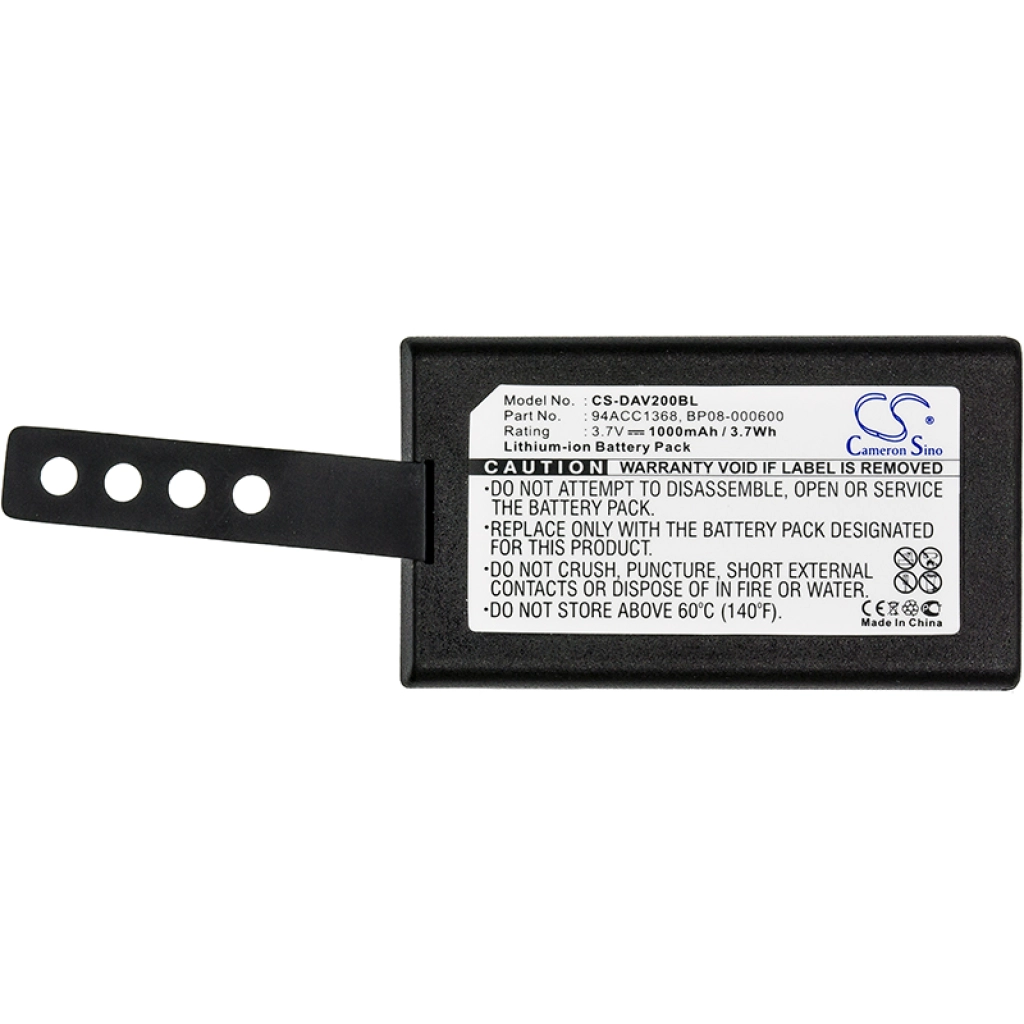BarCode, Scanner Battery Wasp CS-DAV200BL