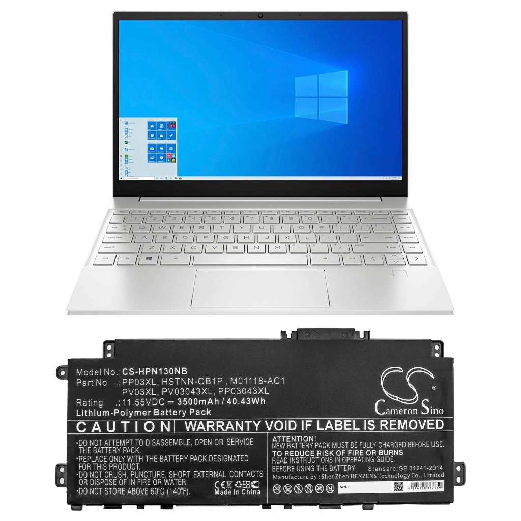 Baterii pentru laptop HP CS-HPN130NB