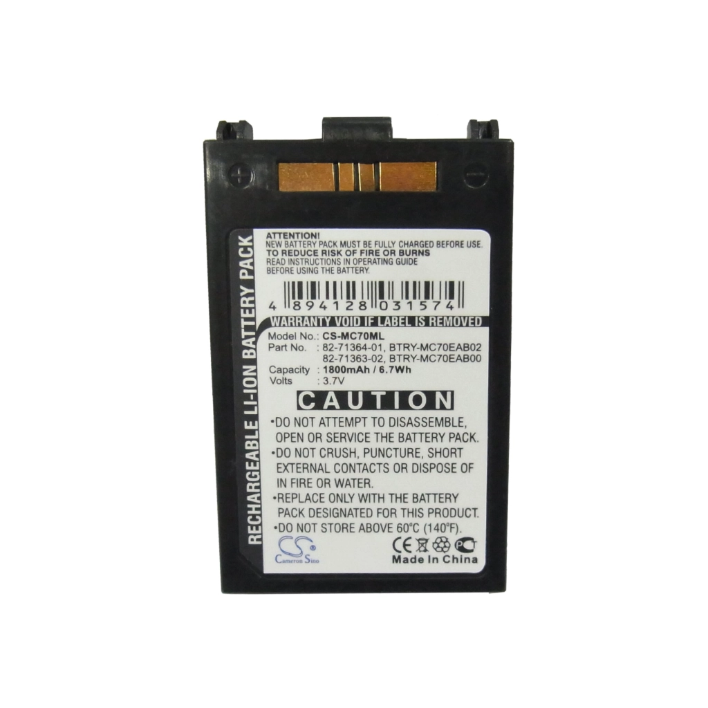 BarCode, Scanner Battery Symbol MC70