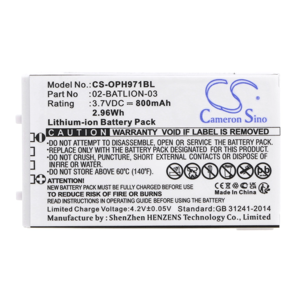 BarCode, Scanner Battery Opticon OPL-7724