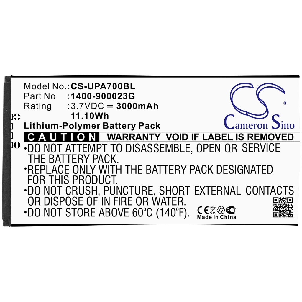 BarCode, Scanner Battery Unitech CS-UPA700BL