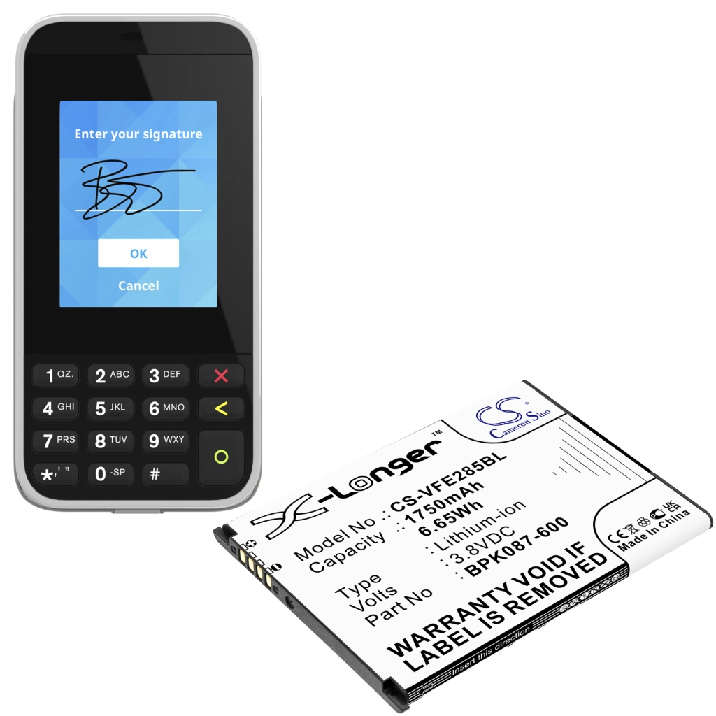 Baterie terminal de plată Verifone CS-VFE285BL
