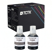 TCTK Cartușe de cerneală GI-41BK Pigment set de 2 negru compatibil cu Canon PIXMA G1420 G1430 G2420 G2460 G2470 G3420 G3460 G3470 G3471 G3472 G4470