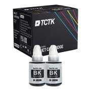 TCTK Cerneală GI-590 BK Set de 2 Negru compatibil cu Canon PIXMA G1500 G1510 G1515 G2500 G2510 G3500 G3510 G3515 G4500 G4510 G4511 G4515, înlocuiește 1603C001 GI-590BK