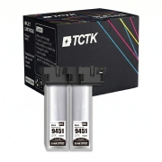 TCTK Cartușe de cerneală T9451 set de 2 negru compatibil cu Epson WorkForce Pro WF-C 5210 DW, pentru WorkForce Pro WF-C 5215 DW, pentru WorkForce Pro WF-C 5290 DW, înlocuiește C13T945140