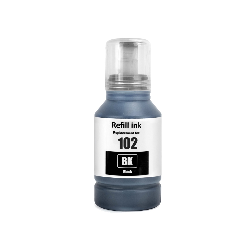 Compatible replacement for Compatible with Epson 102 / 127ml Ink Black (Printing ink - Dye)