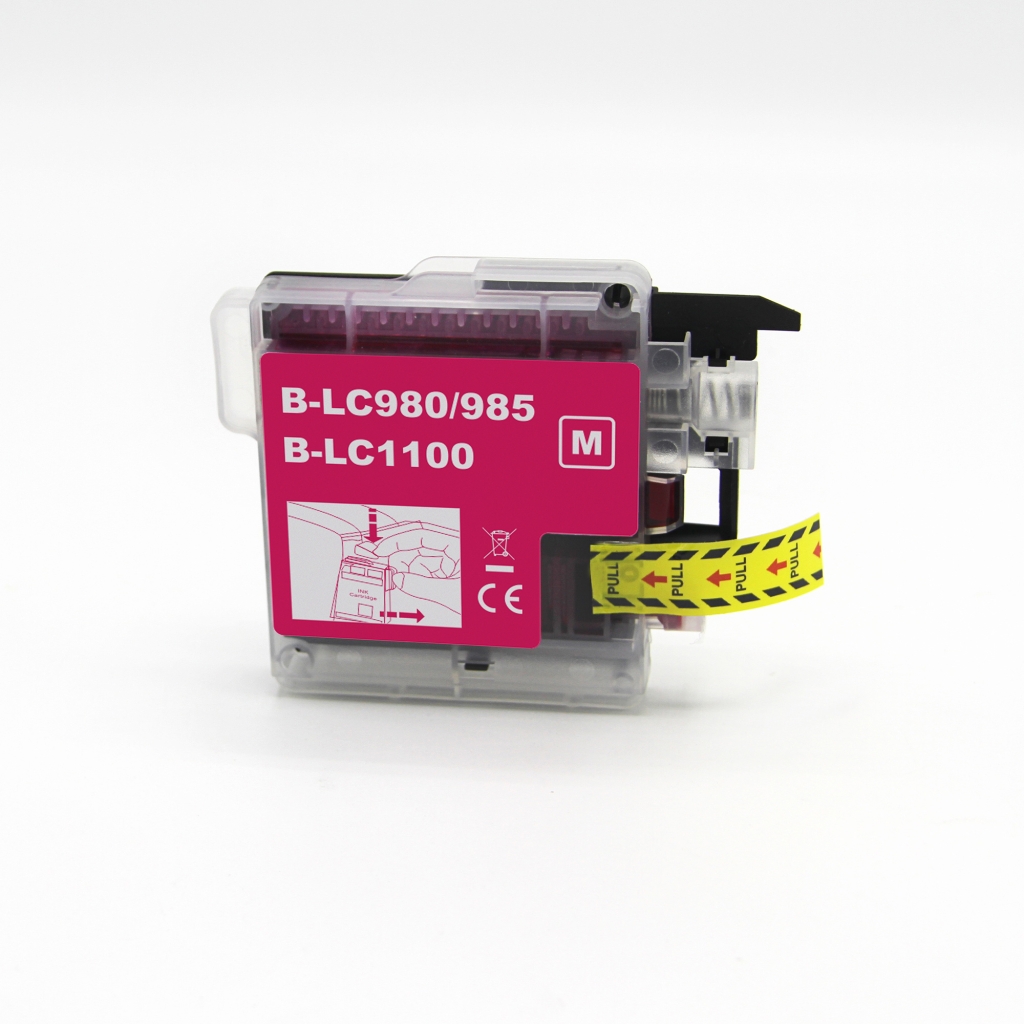 Compatible replacement for Compatible with Brother LC980 / 19ml Ink Magenta (Ink cartridges)