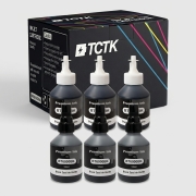 TCTK Cartușe de cerneală BT6000BK BT6000BK set de 6 3x negru 3x cyan compatibil cu Brother DCP-T300 DCP-T500W DCP-T700W MFC-T800W