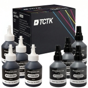 TCTK Cartușe de cerneală BT6000BK BT6000BK set de 8 4x negru 4x cyan compatibil cu Brother DCP-T300 DCP-T500W DCP-T700W MFC-T800W