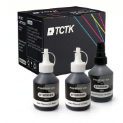 TCTK Cartușe de cerneală 100mlBT6000BK BT6000BK set de 2 negru cyan compatibil cu Brother DCP-T300 DCP-T500W DCP-T700W MFC-T800W