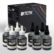 TCTK Cartușe de cerneală 100mlBT6000BK BT6000BK set de 8 4x negru 4x cyan compatibil cu Brother DCP-T300 DCP-T500W DCP-T700W MFC-T800W