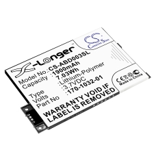 Înlocuire compatibilă pentru bateria Amazon 170-1032-00,170-1032-01,GP-S10-346392-0100,S11GTSF01A