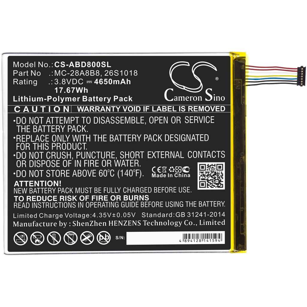 Baterie tabletă Amazon PR53DC (CS-ABD800SL)