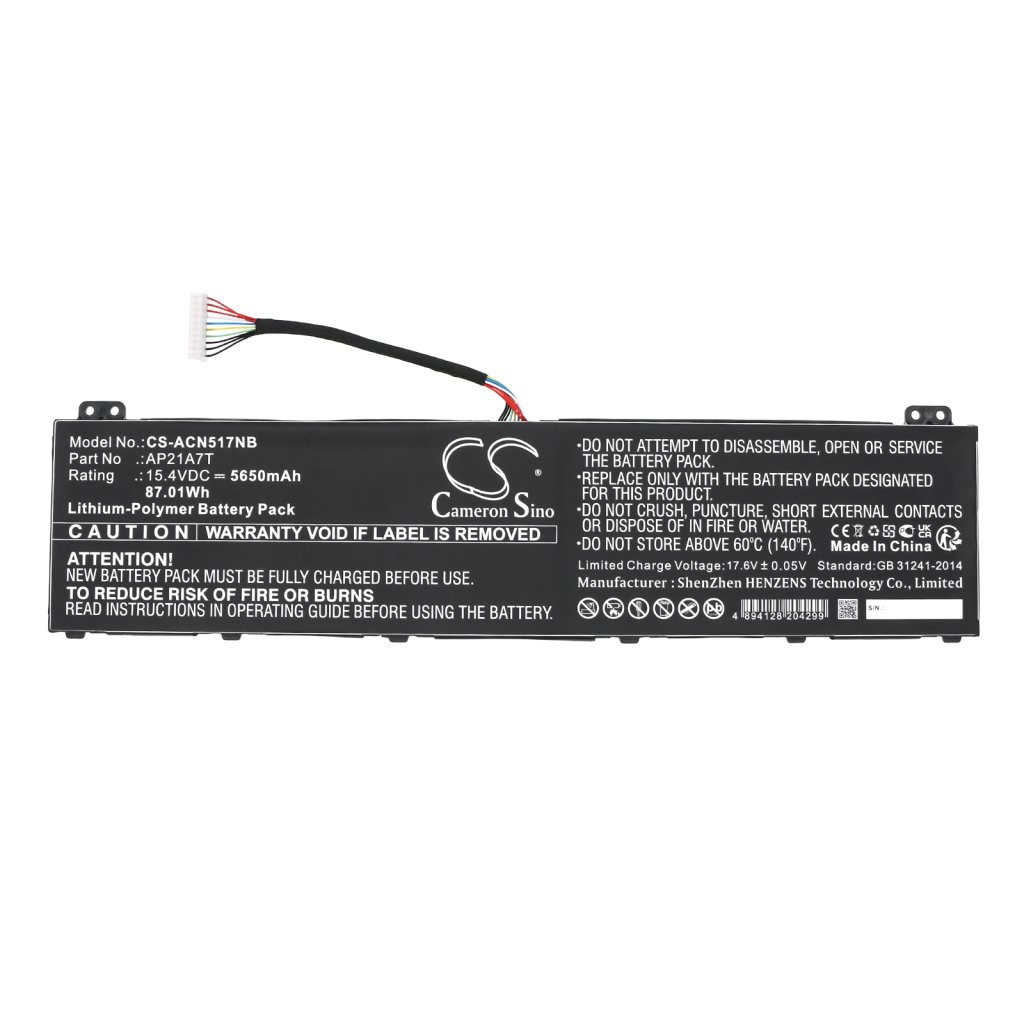 Înlocuire compatibilă pentru bateria Acer AP21A7T,AP21A8T,KT0040G014