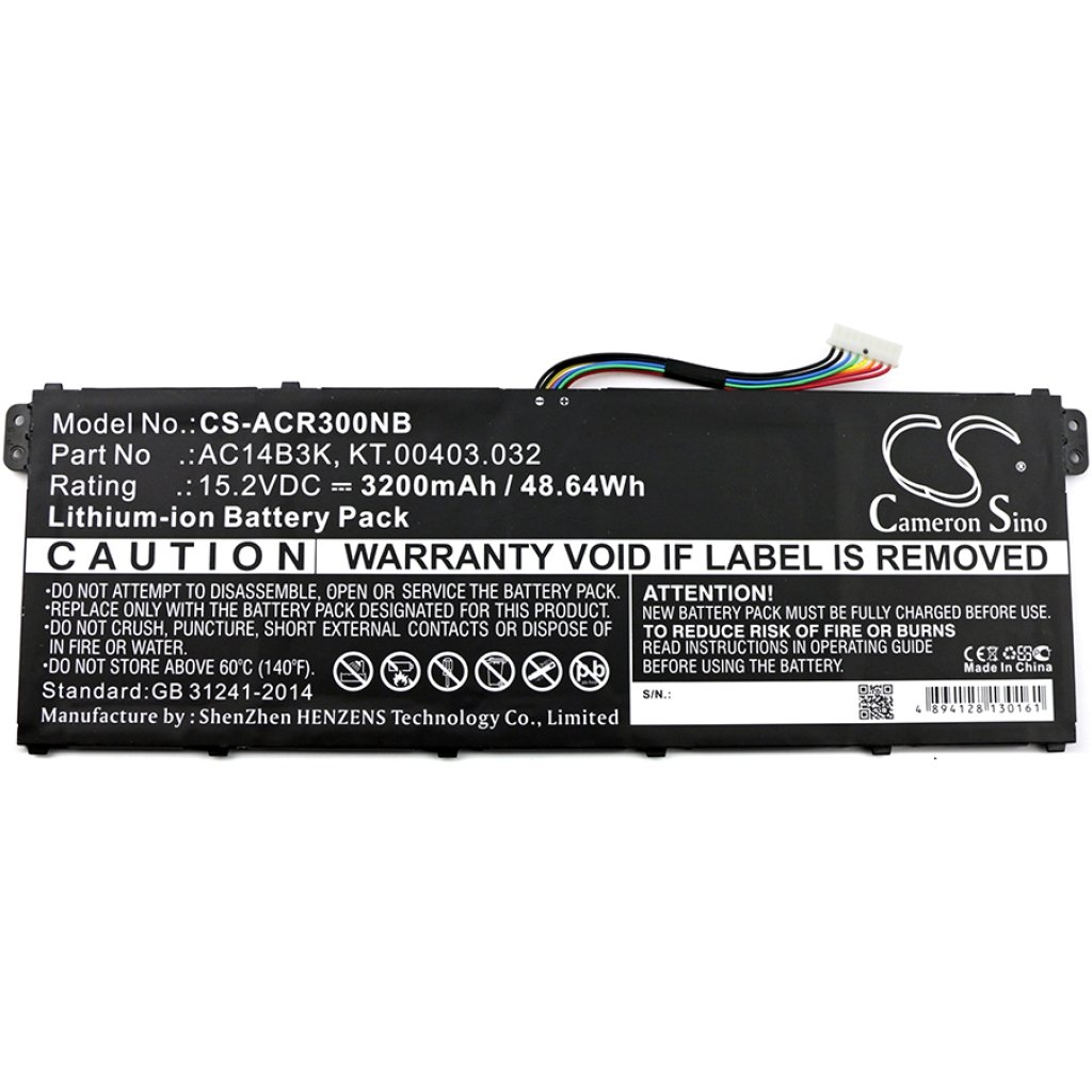 Înlocuire compatibilă pentru bateria Acer AC14B3K,KT.00403.032