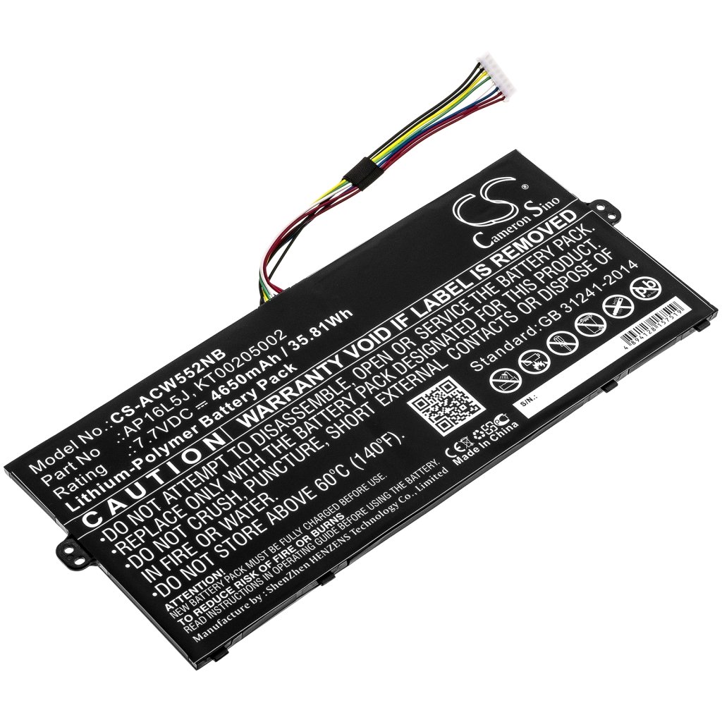 Înlocuire compatibilă pentru bateria Acer AP16L5J,KT00205002