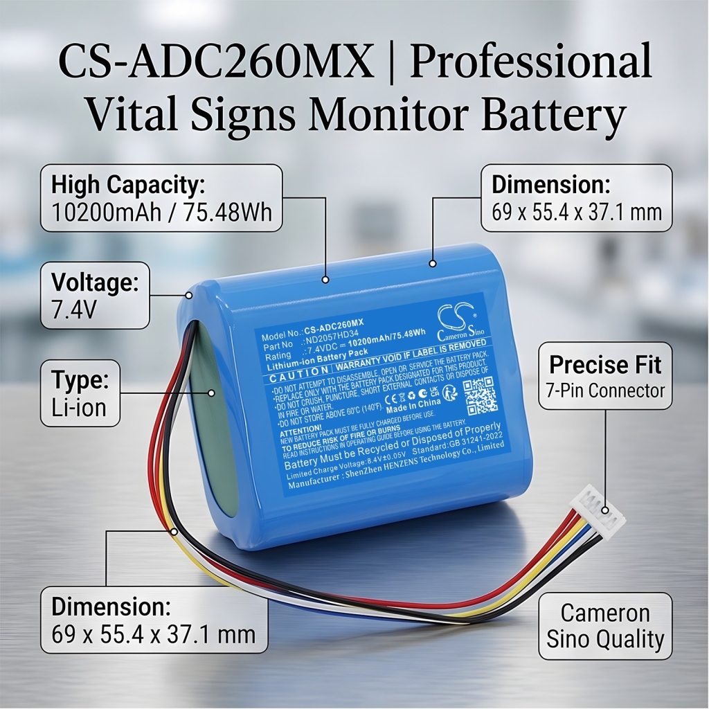 Baterie compatibil cu Suntech Adc CS-ADC260MX