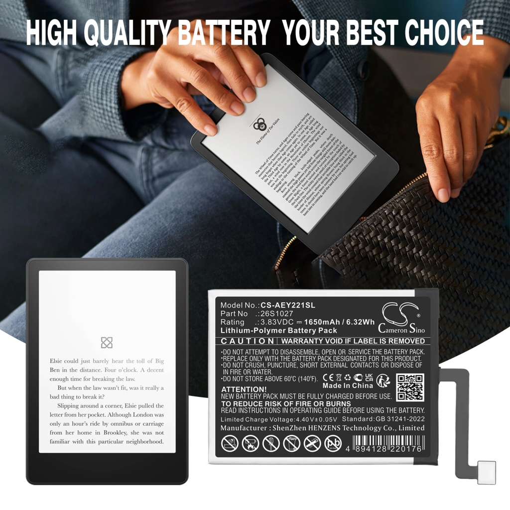 Baterii Baterie Ebook, eReader CS-AEY221SL
