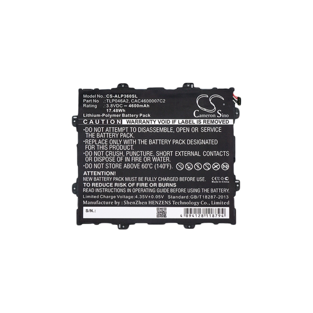 Baterie tabletă Alcatel One Touch POP 10 (CS-ALP360SL)