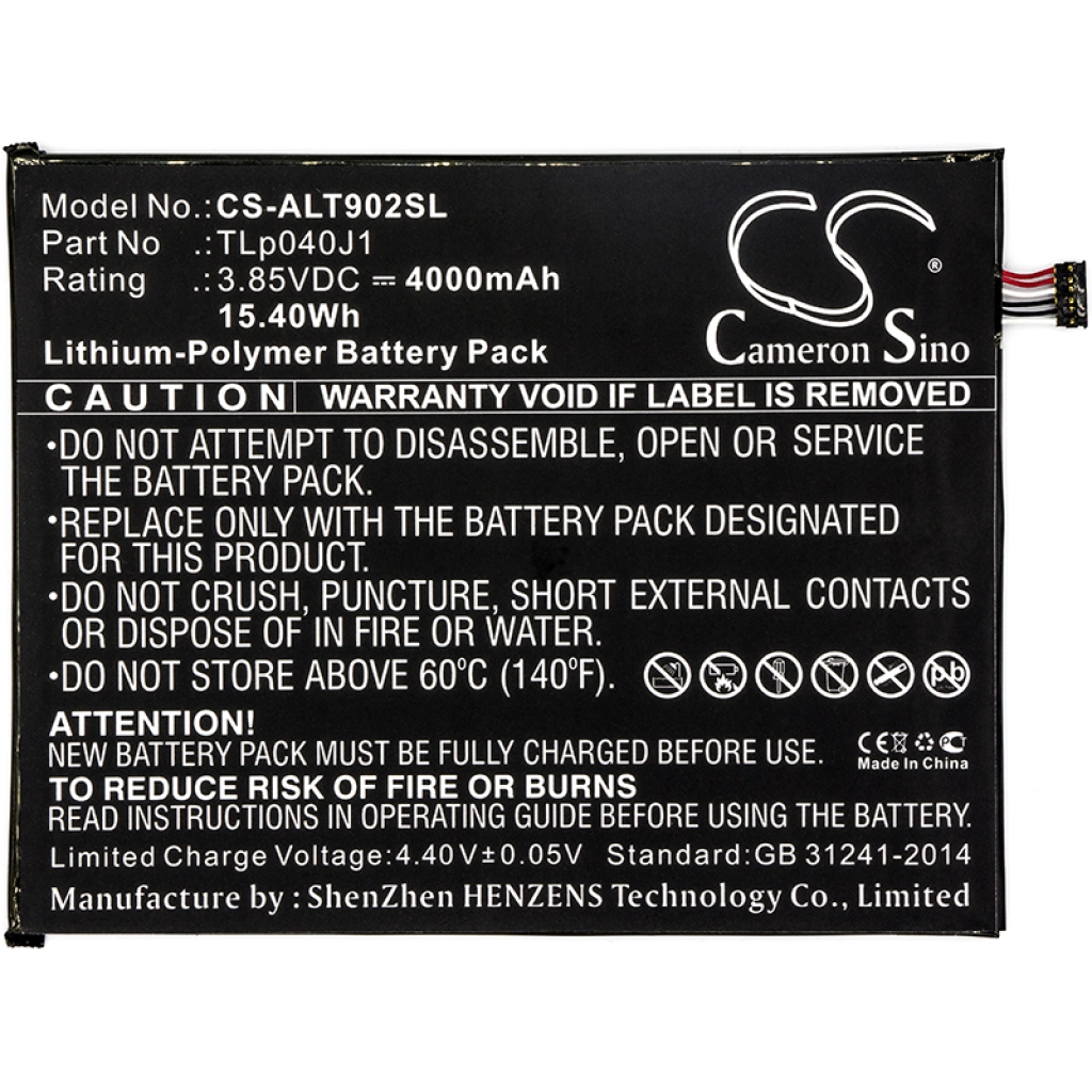Tablet Battery Alcatel 8082