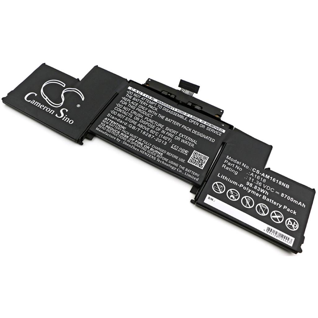 Baterii pentru laptop Apple MacBook Pro(MJLQ2CH/A) (CS-AM1618NB)