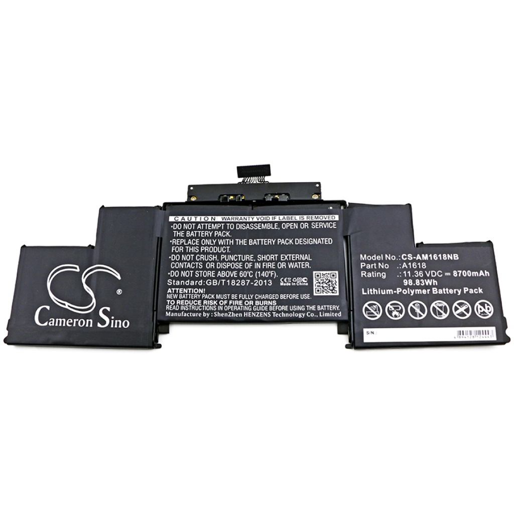 Baterii pentru laptop Apple MacBook Pro(MJLQ2CH/A) (CS-AM1618NB)