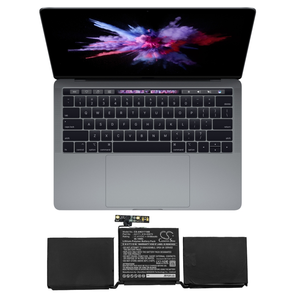 Înlocuire compatibilă pentru bateria Apple 616-00675,A2171