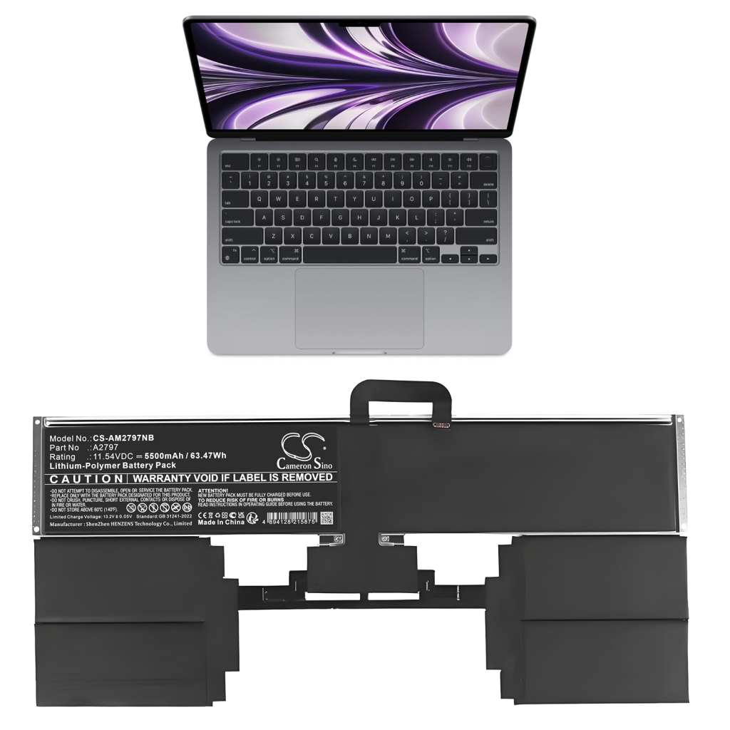 Înlocuire compatibilă pentru bateria Apple A2797
