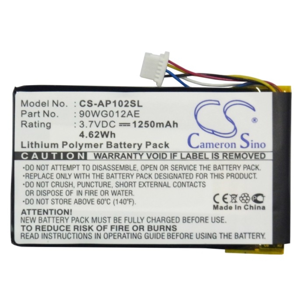 Baterie GPS, Navigator Asus CS-AP102SL