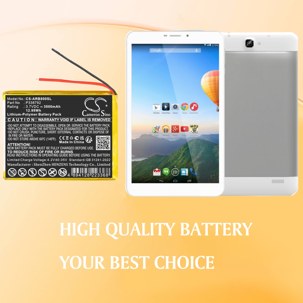 Tablet Battery Archos CS-ARB800SL