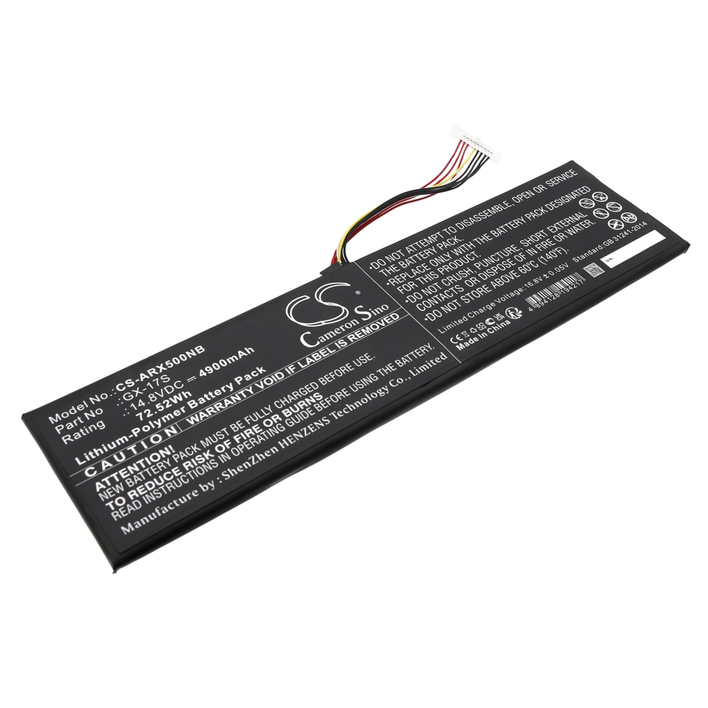 Notebook battery Gigabyte CS-ARX500NB