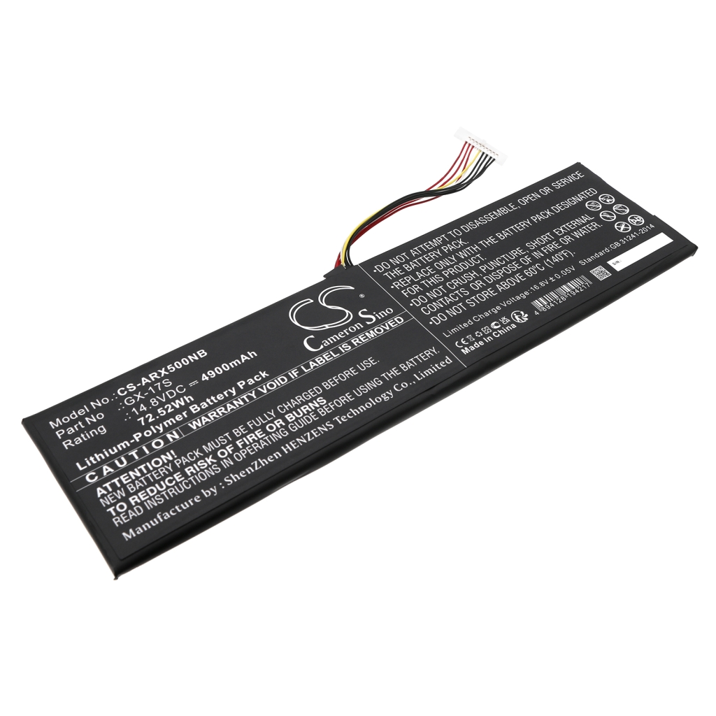 Înlocuire compatibilă pentru bateria Aorus GX-17S