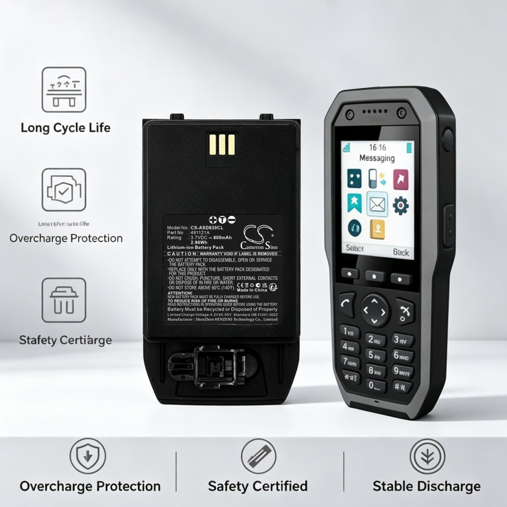 Baterie pentru ASCOM DH8-ACAA
