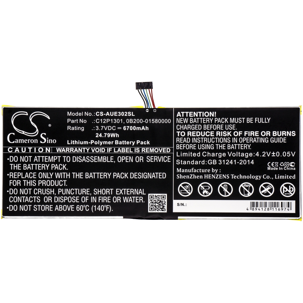 Baterie tabletă Asus Transformer Pad TF303K-1D020A (CS-AUE302SL)