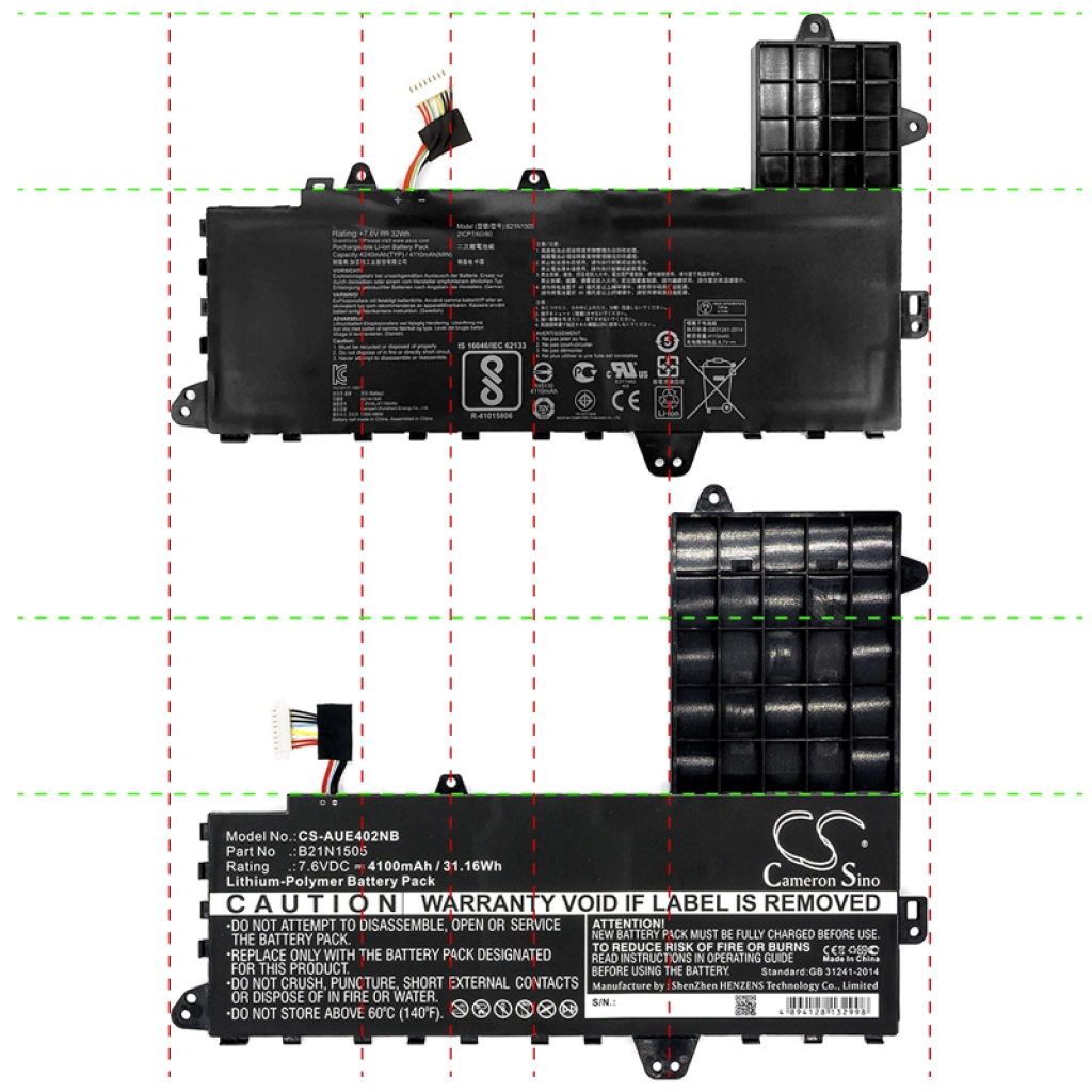 Baterii pentru laptop Asus CS-AUE402NB