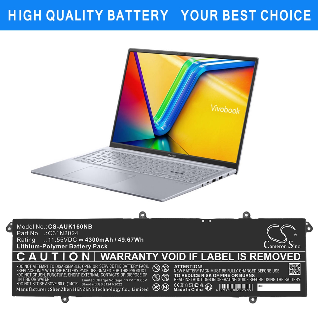 Baterii pentru laptop Asus CS-AUK160NB