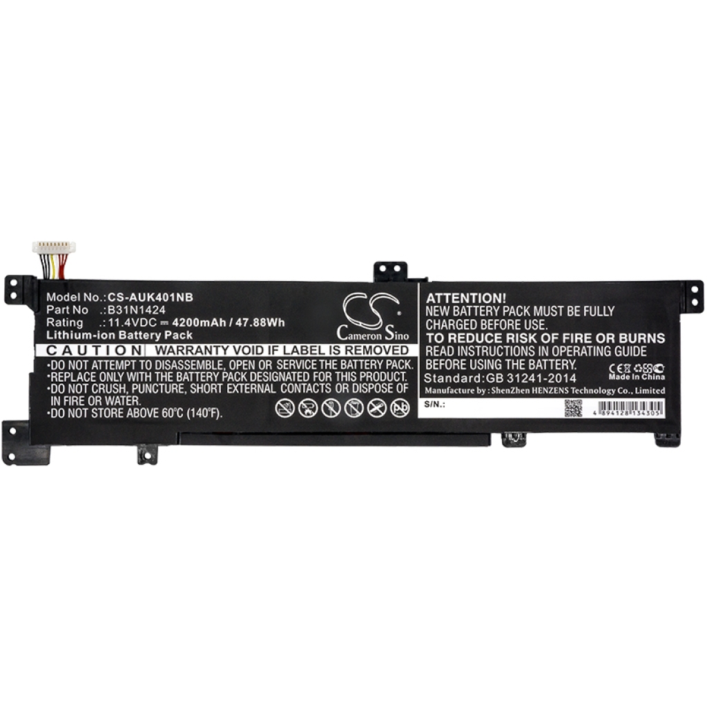 Baterii pentru laptop Asus K401LB-FR052D (CS-AUK401NB)