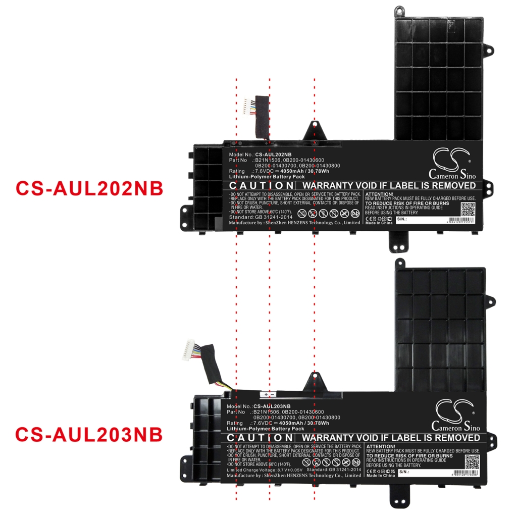 Notebook battery Asus VivoBook E502NA-GO001T