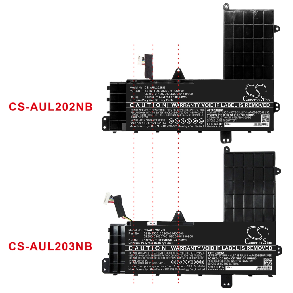 Notebook battery Asus E502NA-DM017T