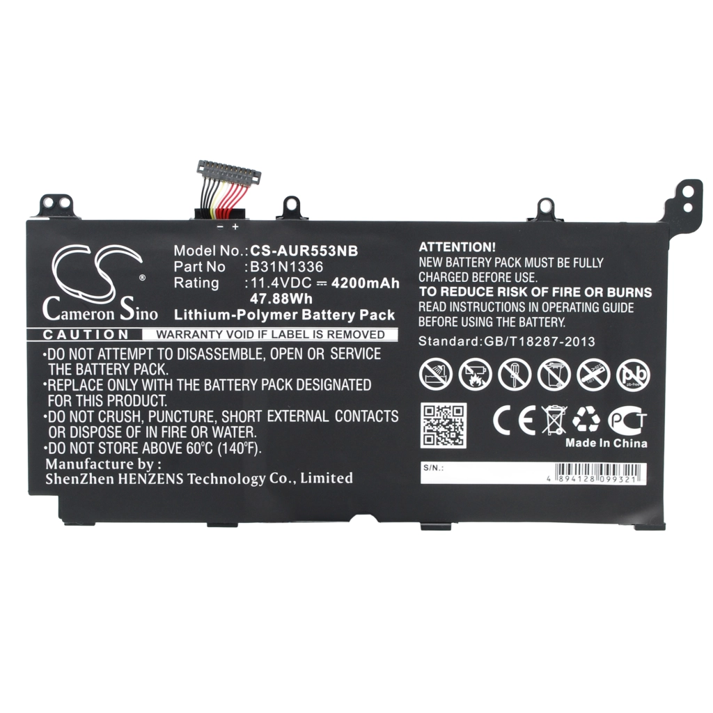 Baterii pentru laptop Asus CS-AUR553NB